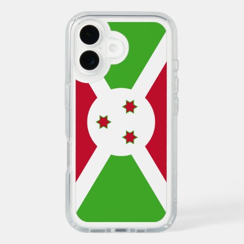 Presidio iPhone 16 with flag of Burundi Case