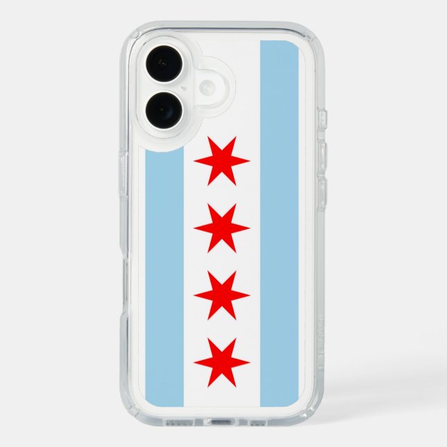 Presidio iPhone 16 with flag of Chicago, USA Speck iPhone Case (Front)