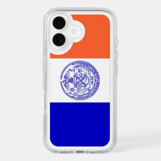 Presidio iPhone 16 with flag of New York City, USA Case