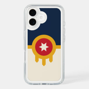 Presidio iPhone 16 with flag of Tulsa City, USA iPhone 16 Case