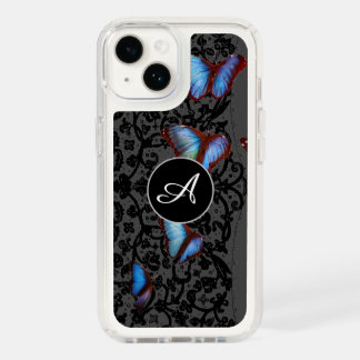 Presidio Perfect-Clear CUSTOM INITIAL BUTTERFLIES Speck iPhone 14 Case
