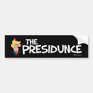 Presidunce anti Trump bumper sticker