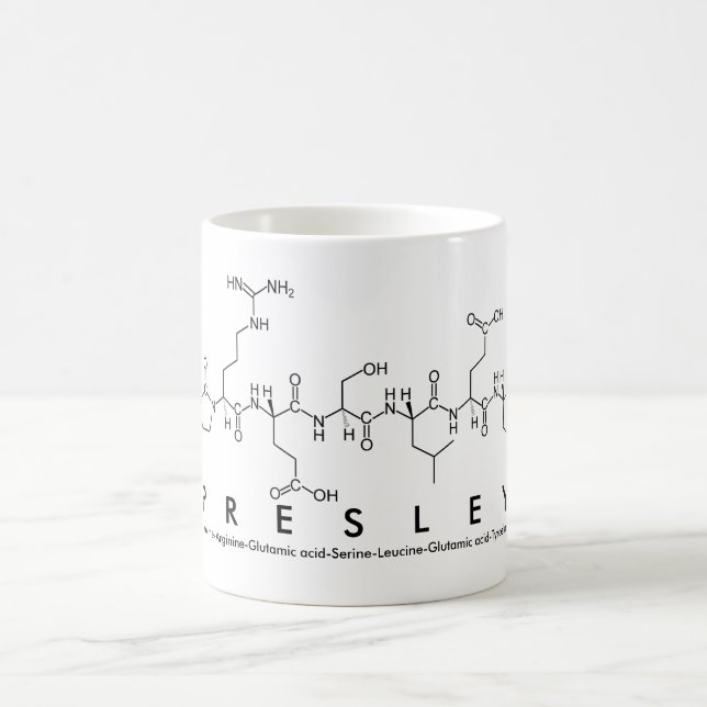 Presley peptide name mug (Center)