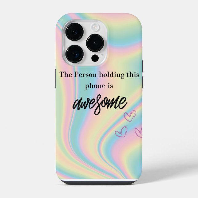 Presonalized Colorful  Iphone Case (Back)