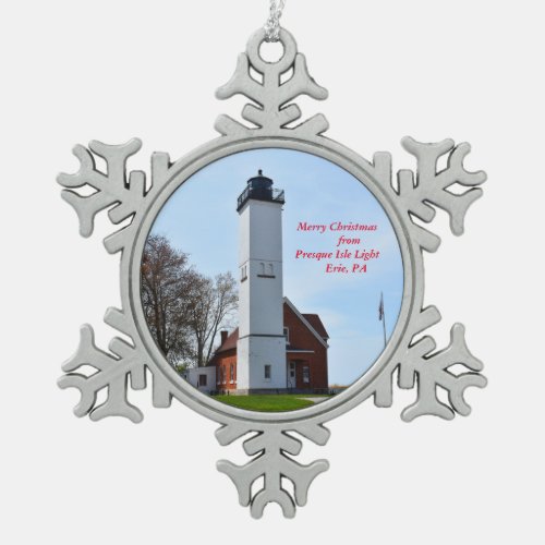 Presque Isle Light Christmas ornament