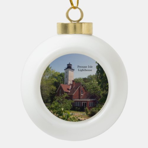 Presque Isle Lighthouse Erie ornament