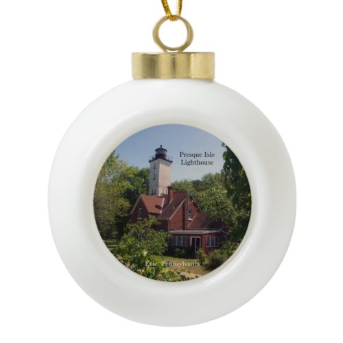 Presque Isle Lighthouse Erie ornament
