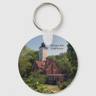 Presque Isle Lighthouse Erie,PA key chain