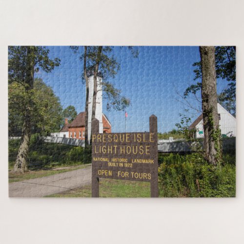 Presque Isle Lighthouse Jigsaw Puzzle