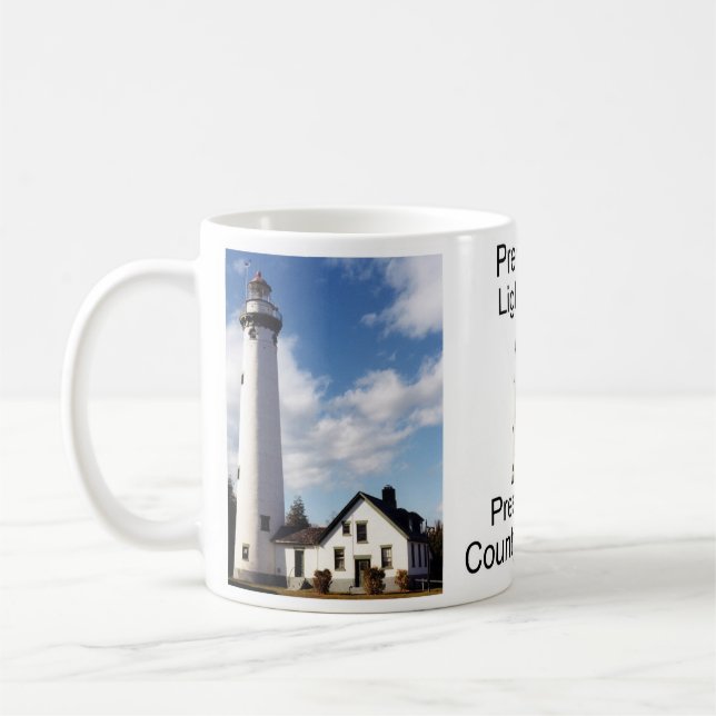 Presque Isle Lighthouse mug (Left)