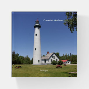 Presque Isle Lighthouse paperweight