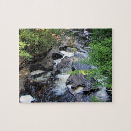 Presque Isle River _ Michigan _ 8x10 _ 110 pc Jigsaw Puzzle