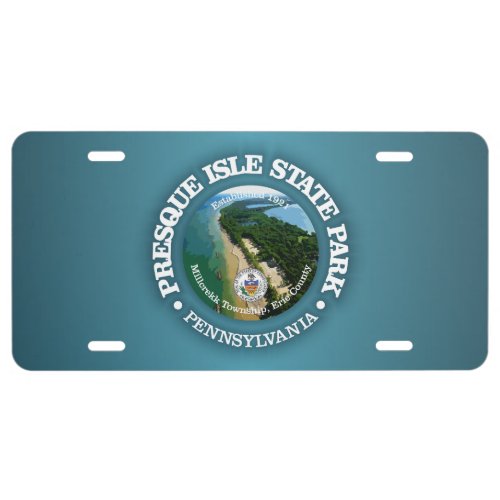 Presque Isle SP License Plate