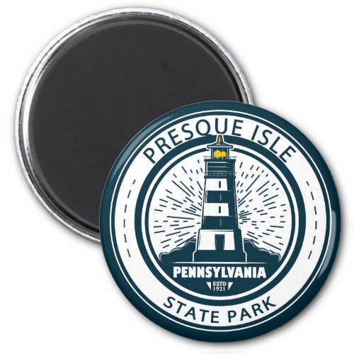 Presque Isle State Park Pennsylvania Badge Magnet
