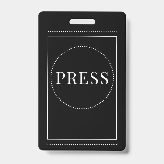 Press Black Badge (Front)