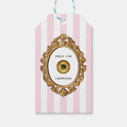 Press for Champagne Gift Tags