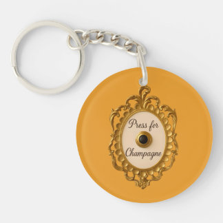 Press for Champagne KeyChain