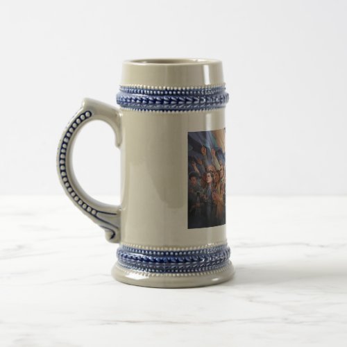 Press Freedom Stein Toast to Truth  Liberty Beer Stein