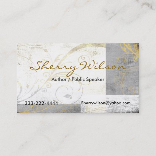 Customizable Press Kit Business Card