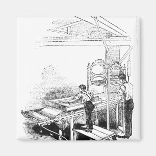 Press-printing Magnet