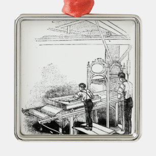 Press-printing Metal Ornament