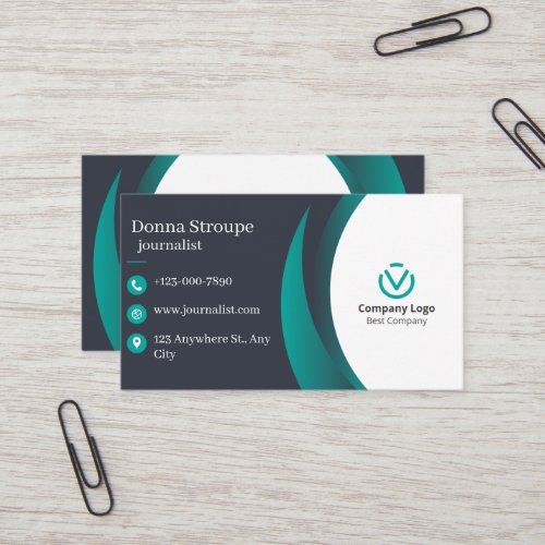 Press Reporter and Newspaper  Business Card