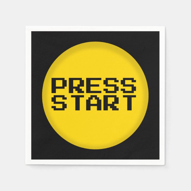 PRESS START NAPKINS (Front)