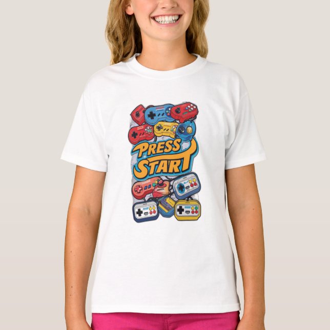 Press Start T-Shirt (Front)