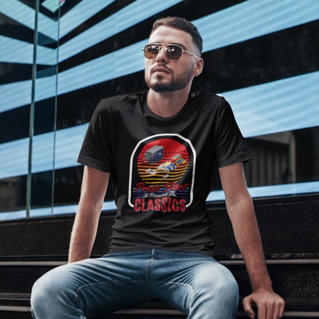 Press Start to Preserve the Classics - Video Game T-Shirt (Creator Uploaded)