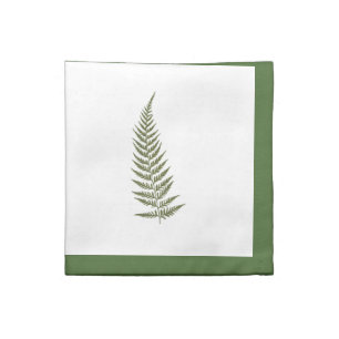 Pressed Australian Fern Leaf -Match Any Color Napkin
