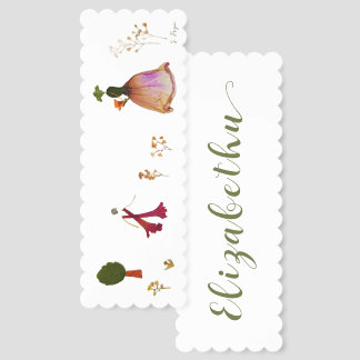 Pressed Blooming Beauty Flower Garden Artwok Bookmarks