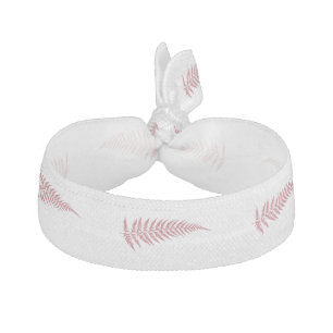 Pressed Botanical Fern Leaf - Choose Any Color Elastic Hair Tie