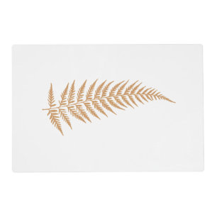Pressed Botanical Fern Leaf - Mix and Match Color Placemat
