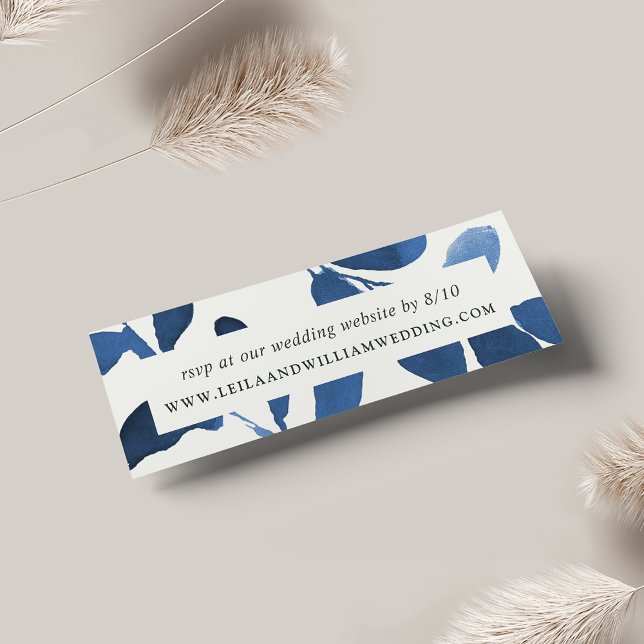 Pressed Botanical Wedding Website RSVP Cards (Creator Uploaded)