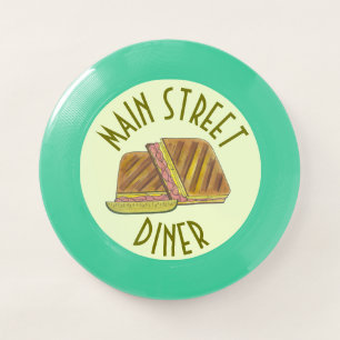 Pressed Cuban Ham Cheese Sandwich Deli Restaurant Wham-O Frisbee