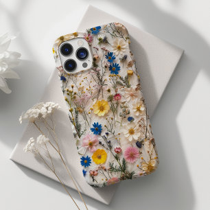 Pressed Daisy Flower Real Floral Botanical Case-Mate iPhone 14 Pro Max Case
