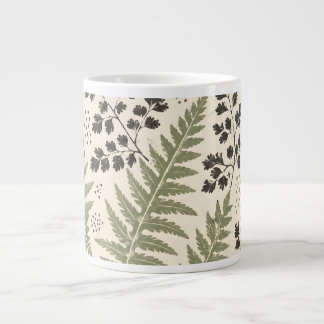 Pressed Fern Archive Vintage Botanicals Giant Coffee Mug