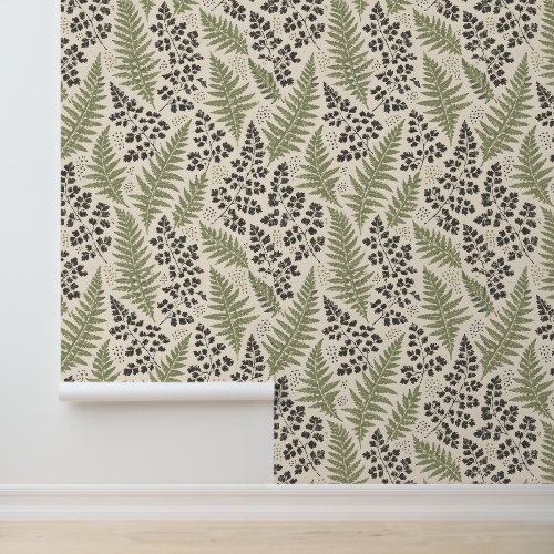 Pressed Fern Archive Vintage Botanicals Wallpaper