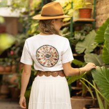 Pressed Flower Mandala l Autumn Botanical Floral