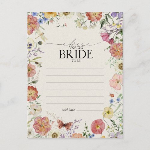 Pressed Flowers Advice To The Bride