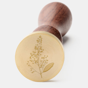 Pressed Flowers Shabby Garden Chic Wax Seal Stamp