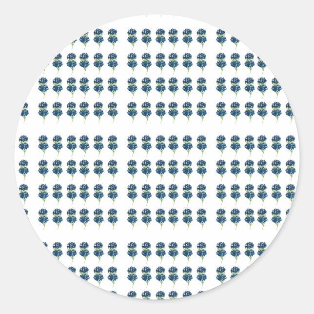 Pressed Flowers Tshirt, Boho Wildflowers Classic Round Sticker (Front)