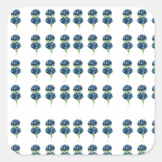 Pressed Flowers Tshirt, Boho Wildflowers Square Sticker