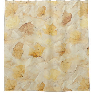 Pressed Leaf Harmony – Vintage Botanical (3) Shower Curtain
