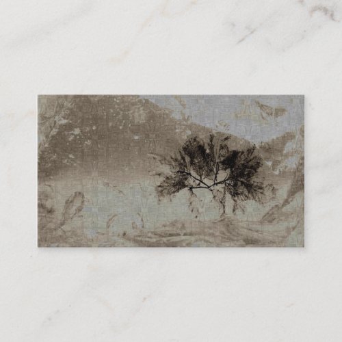 Pressed Leaves Business Card