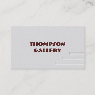 Pressed Look Minimalist Business Card