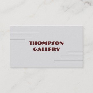 Pressed Look Minimalist Business Card