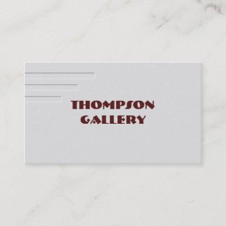 Pressed Look Minimalist Business Card