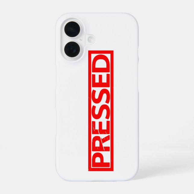 Pressed Stamp Iphone Case (Back)