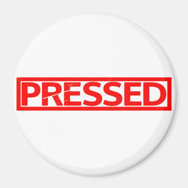 Pressed Stamp Magnet (Front)